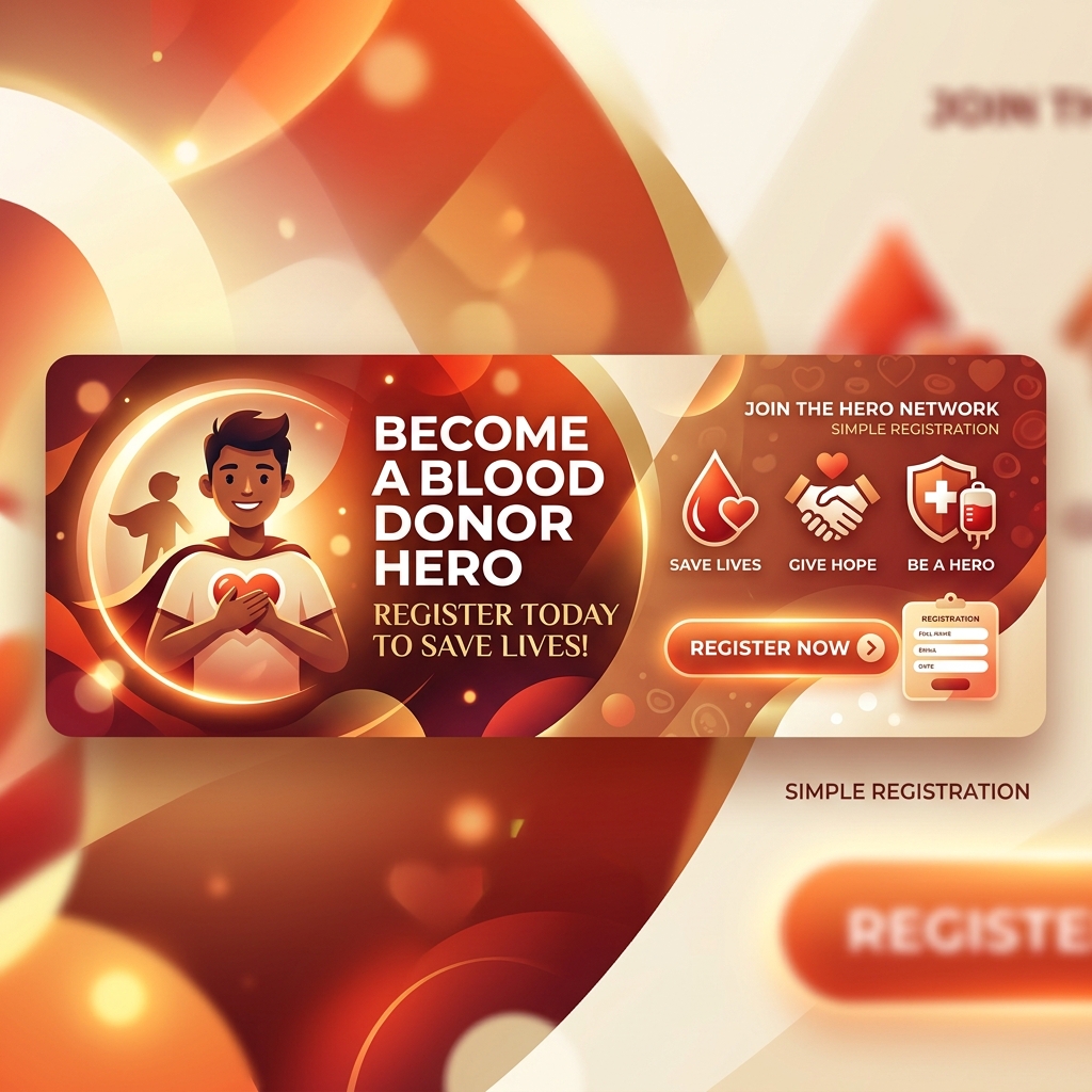 Blood donor hero banner