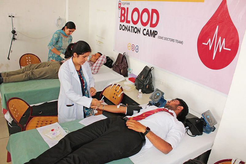 Organize Blood Donation Camp